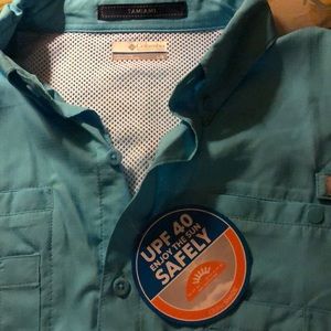 NWT Columbia Offshore and Fly Fishing Short Sleeve Shirt.